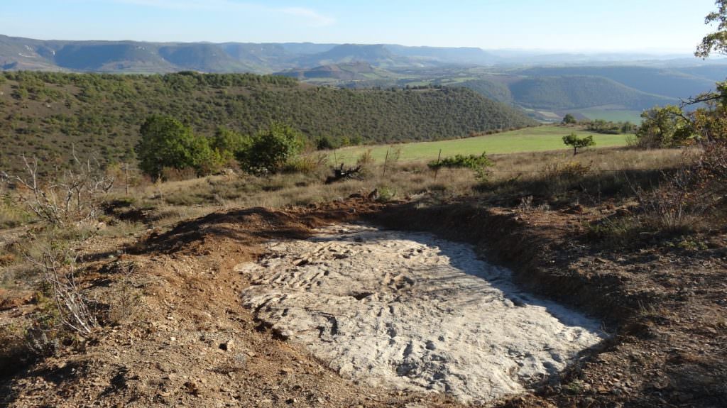 Traces sur le causse de Montgisty